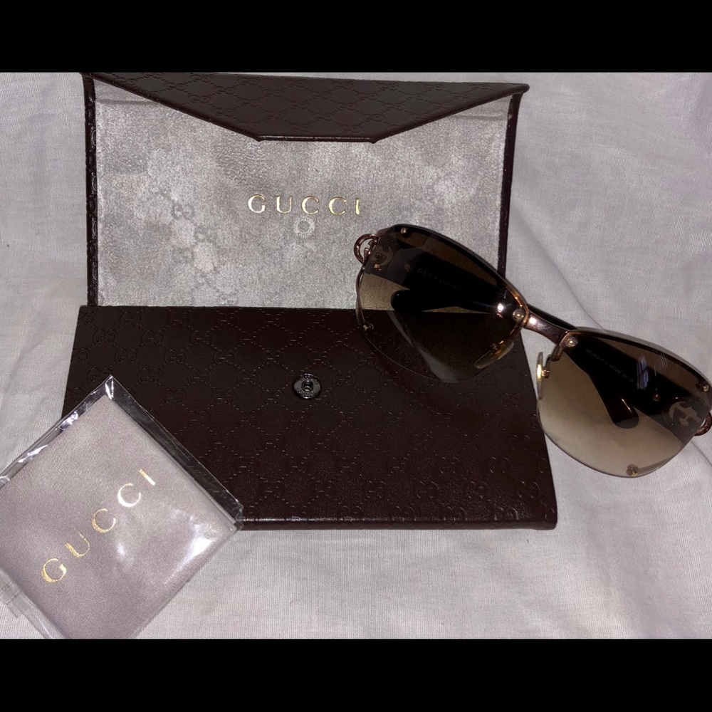 Gucci Sunglasses with Swarovski crystals